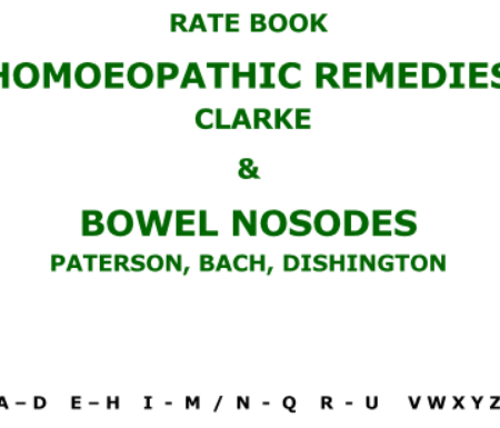 Radionic Rates Homoeo Bowel nosodes picture